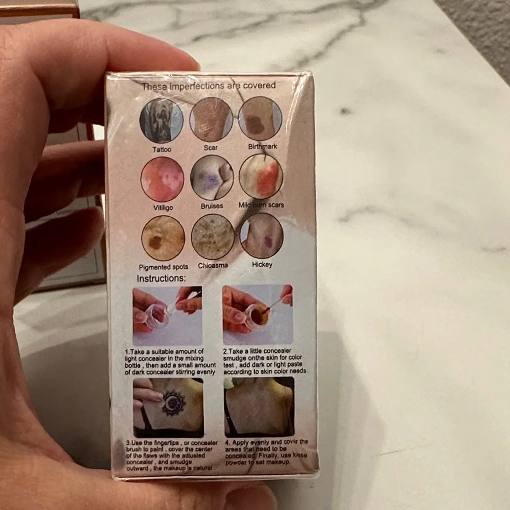 Tattoo‎ Concealer Set - Cream and Tan